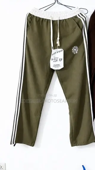 Men's Brown Joggers Size 32 – Casual Track Pants