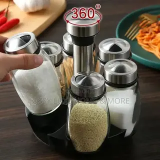 Spices Rack Household Kitchen Storage Rotating