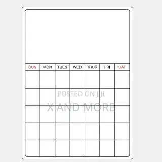 Sticky Memo + Calendar Board for Refrigerator and Surfaces