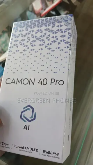 New Tecno Camon 40 Pro 5G 256 GB Black
