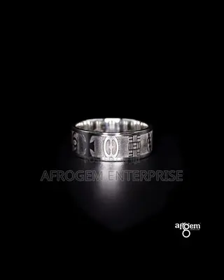 360 Adinkra Symbol Themed Ring