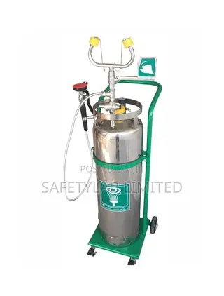 Mobile Portable Emergency Shower Eyewash Stainless Steel