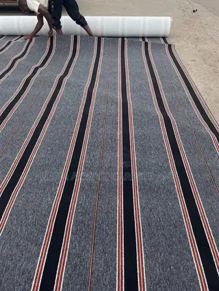 Strips Gray Carpet