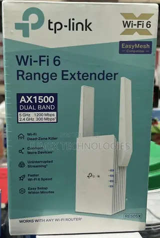 TP-Link Wifi 6 Range Extender Re505x