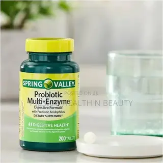 Spring Valley Probiotic Multi-Enzyme 200 Tablets