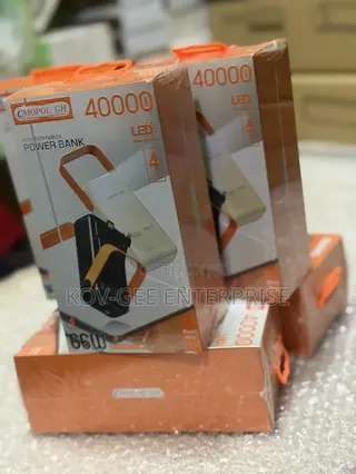 Fast Charging 40,000mAh Power Bank - Black