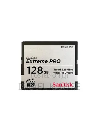 Compact Flash Sandisk 128gb Extreme Pro Cfast 2.0 Memory Card