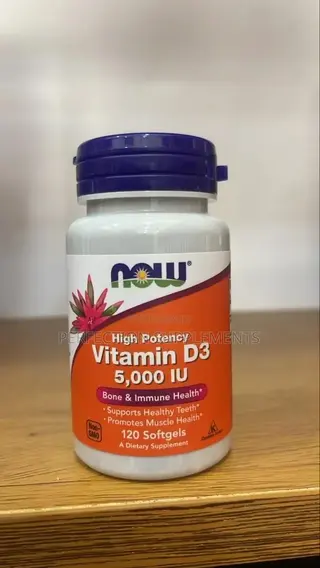 Now Vitamin D3 5000 IU Softgels