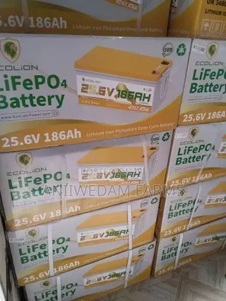 25.6v 186ah (4.7kwh) Lithium Battery