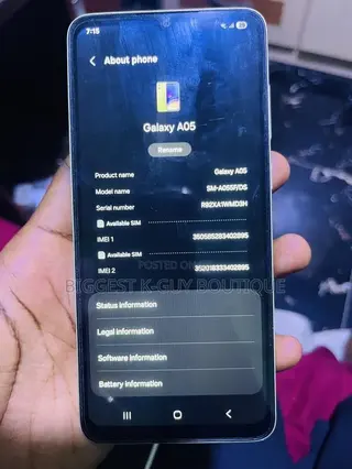 Samsung Galaxy A05 64 GB Green