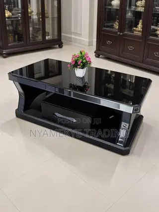 Black Glass Coffee Table
