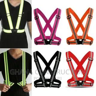 Adjustable Safety Reflective Vest Belt Stripe