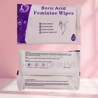 Boric Acid Feminine Wipes