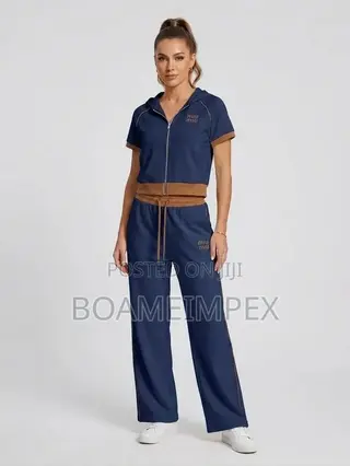 Women’s 2-Piece Zip-Up Tracksuit Set | Sporty Chic