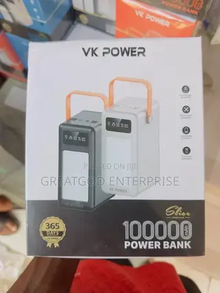 VK Power 100,000mAh Power Bank