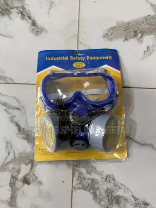 Full-Face Respirator Mask With Goggles