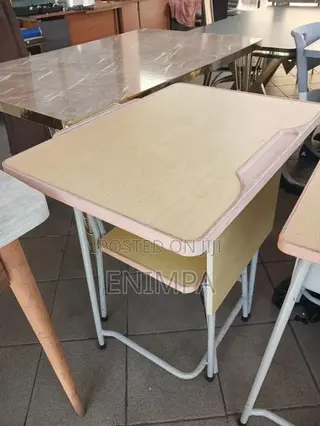 An Authentic Gray Student Chair