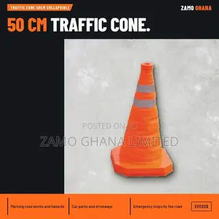 Traffic Cone 50Cm Collapsible -