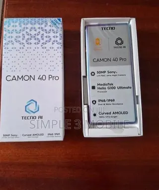 New Tecno Camon 40 Pro 5G 256 GB Purple