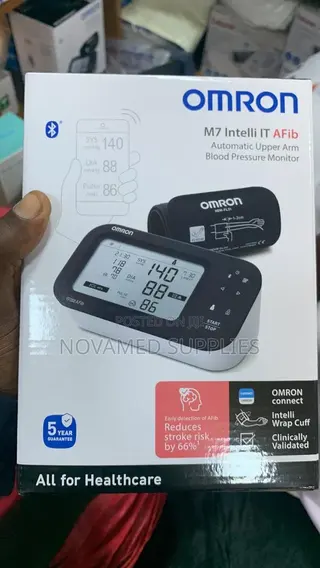 OMRON M7 Intelli IT AFib Automatic Upper Arm Blood Pressure Monitor.