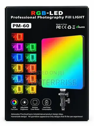 PM-60 RGB-LED Professional Photography Fill Light