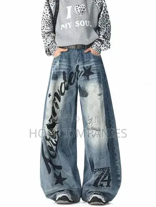 Ladies Baggy Jeans Trousers in Accra- Fast Delivery in 2hrs