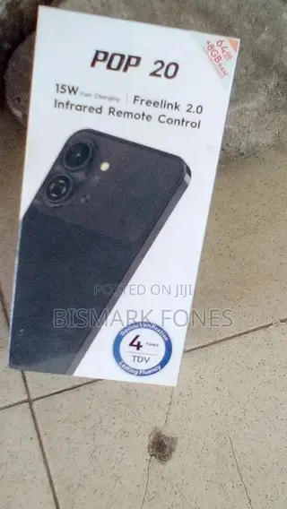 New Tecno Pop 20 64 GB Black