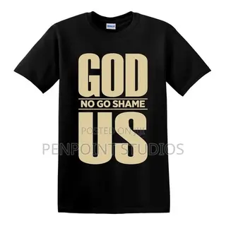 GOD NO GO SHAME US Christian Graphic T-Shirt | Unisex Faith Streetwear