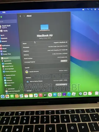 Laptop Apple MacBook Air 8GB Intel Core i5 SSD 128GB