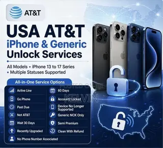 At&t iPhone and Android Network Unlock All Models