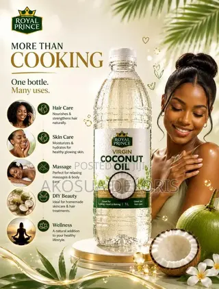 Royal Prince Coconut Oil (Cook, Skin, Hair)
