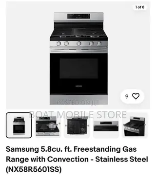 Samsung 5.8cu Freestanding Gas Range