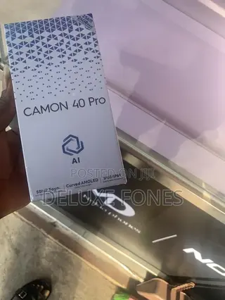 New Tecno Camon 40 Pro 5G 256 GB Black