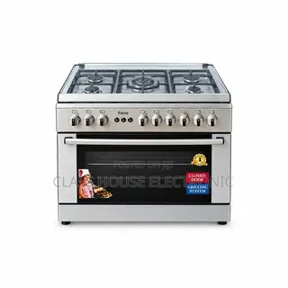 FERRE 60X90cm 5Burner Inox Grey Standing Cooker