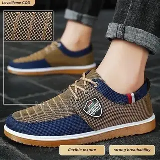 ASHION UnisexCanvas Casual Shoes, Lace‐Up