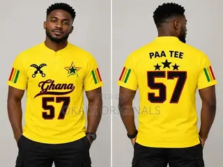 Ghana 57 Heritage Jersey T-Shirts – Unisex, 4 Colours