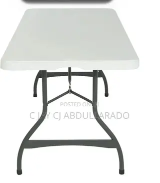 Big Folding Table With Metal Legs