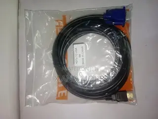 Original 5m Hdmi to Vga (Male to Male) Cable