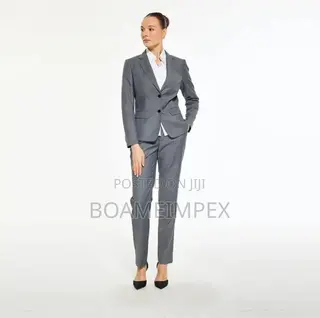Ladies Trouser Suit Ash