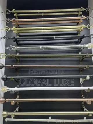 Adjustable Curtains Rod – Strong & Durable