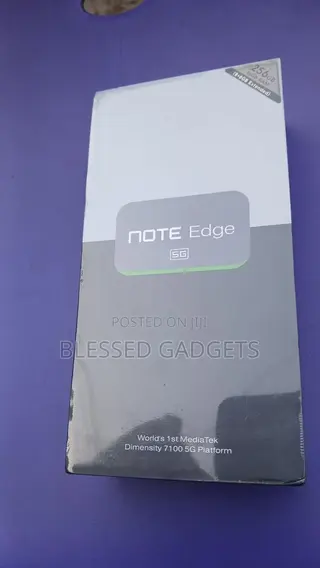 New Infinix Note Edge 256 GB Black