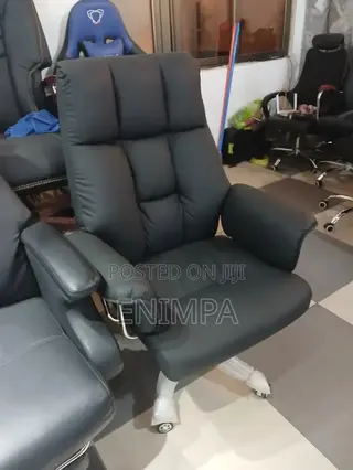An Exclusive Black Office Leather Chair