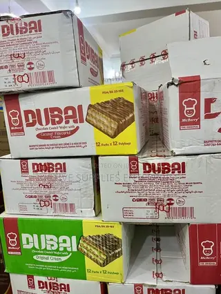 McBerry Dubai Chocolate Wafer (144 Pcs)