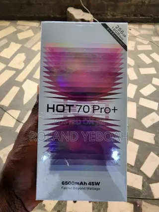 New Infinix Hot 70 Pro 5G+ 256 GB Black