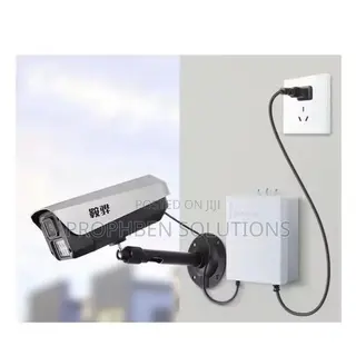 Mini UPS Battery Power Backup for CCTV Camera and Router - Black