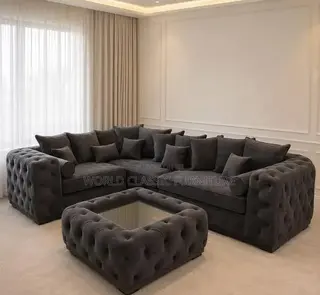 Chesterfield-Style Sectional