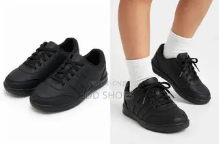 Kids Black School Shoes
