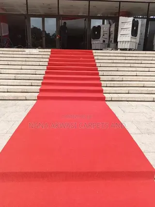 Red Woolen Carpet for Events/Stair Case/Walk Way