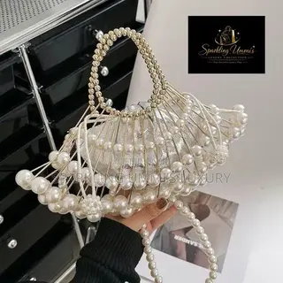 Luxurious Pearl Clutch Bag