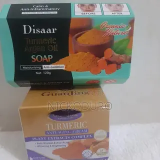 Tumeric Anti-Aging Cream+Soap-